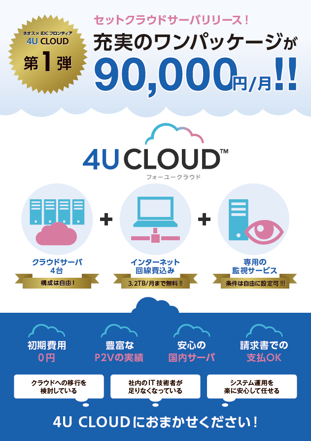 ネオス株式会社 4U CLOUDサービス